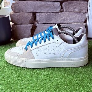 P448 Soho White Leather/Suede Upper Mens Sneakers